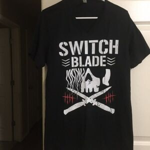 Women's Jay White Switchblade BC Tee--Black--M 
